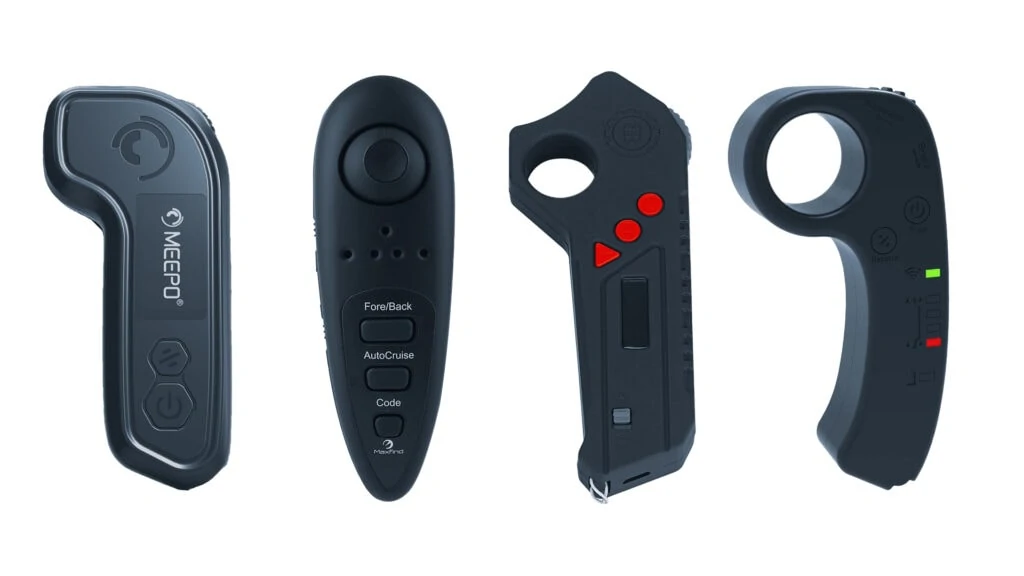 Electric skateboard remote controllers