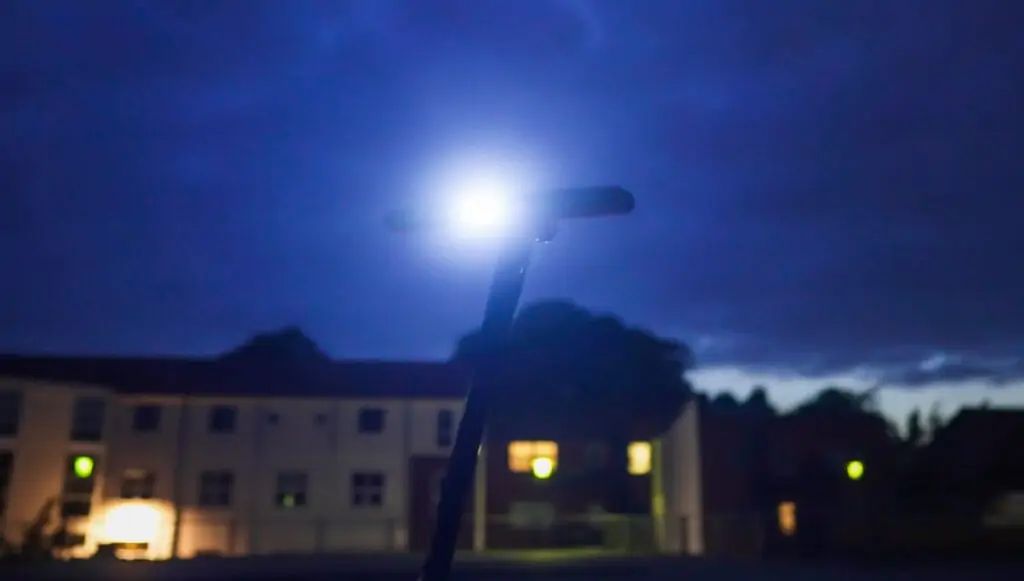 Unagi model one headlight at night